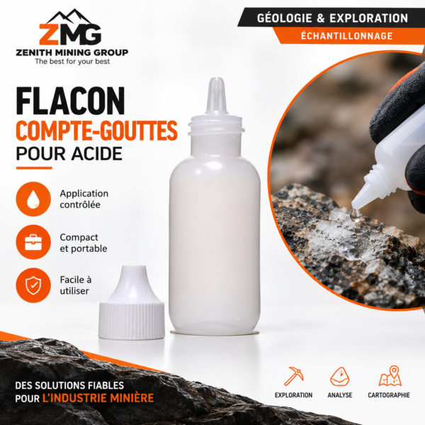 flacon Acid Dropper Bottle